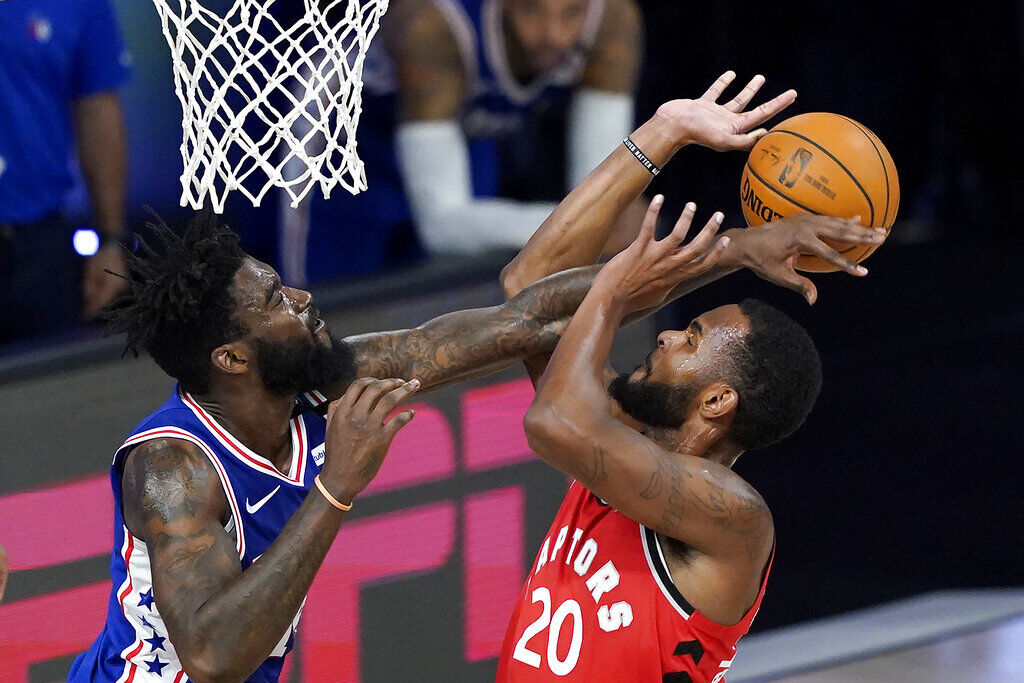 APTOPIX Raptors 76ers Basketball